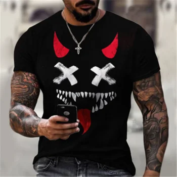 Majica sa 3D ispis XOXO, funky muška vanjski sportski casual košulja muška majica okruglog izreza, негабаритная t-shirt