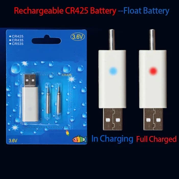 Punjiva Baterija CR425 3 U USB Sučelje Adapter Za Noćni Užaren Šarana Električni Tip Float Štap Jednostavan Drift