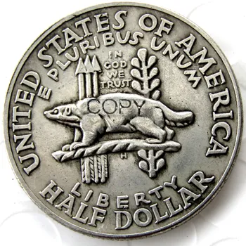 SAD 1936 Wisconsin Prigodni полудолларовая посеребренная kopiju novčić
