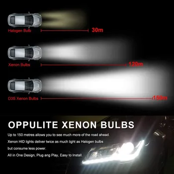 Visoka svijetle xenon žarulja D5S Pravi lampa D5S 6000 DO 35 W 55 W Xenon HID žarulja Zamjena Žarulje prednjeg Svjetla Za Audi Q3 A3 S3 A4 Q7 A6 S6