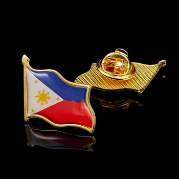 Azijski Rijedak Ikona Nacionalnog Patriotizma Filipina Predstavnik Zemlje Broš s pin-om na Rever