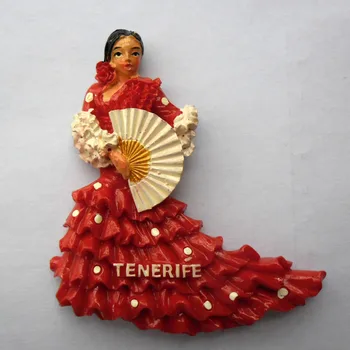 Španjolska Flamenco Djevojke Magneti Za Hladnjak Turistički Suvenir Nakit Ručne Izrade Magnetska Zbirka Hladnjaka Pokloni