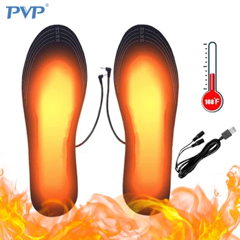 USB Električna Uložak za cipele s grijanom Zima topla ženska oslonac za noge Prati Termalna Muška Otirač za cipele Unisex Grijaći ulošci za cipele Njegu stopala