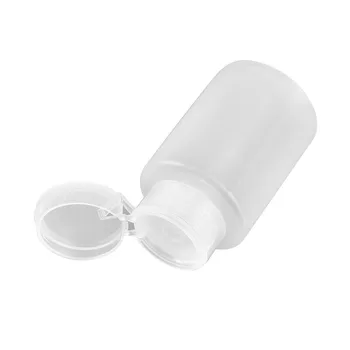 60/150 ML Press-Prazna Boca Plastična Boca Za pročišćavanje Vode Za nokte Sredstvo za uklanjanje make-up Pogodan je za potrošni materijal za nokte u bocama