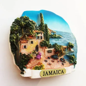 Jamajka magneti za hladnjak turizam spomen seascape villa magnetne naljepnice za hladnjak zbirka poklona