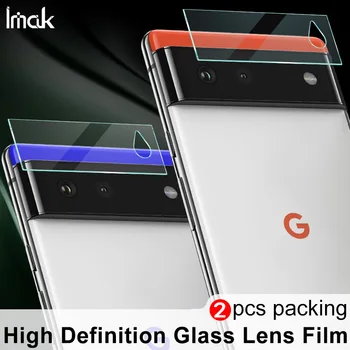 IMAK 2 kom/pak. Zaštitnik Objektiva Kamere Telefona HD Staklo za Google Pixel 6 6 Pro Skladište Zaštitni sloj od kaljenog Stakla