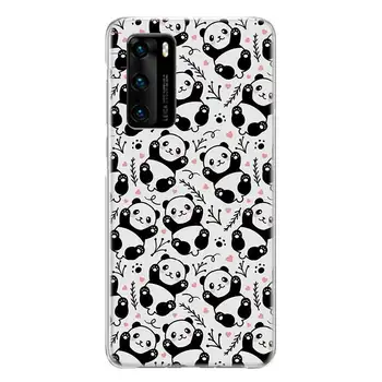 Panda je Slatka мультяшный torbica za Huawei Honor 30 30s Play4T 20 9X Pro 8X 10 lite 9A 8A 8C 8S 9 V20 V30 Y5 Y6 Y7 Y9 2019