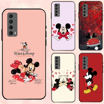 Mekana Torbica za telefon Huawei P Smart Plus 2019 P40 P20 P30 Pro Lite 2021 Popularan Originalni Disney Love Mickey Minnie Mouse