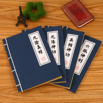Novi 2020 Ručni Rad S Navojem Borilačke vještine Tajna Knjiga Notepad Studentski Favoriti Spomen Klasicni Kraft-papir Tajni Notepad