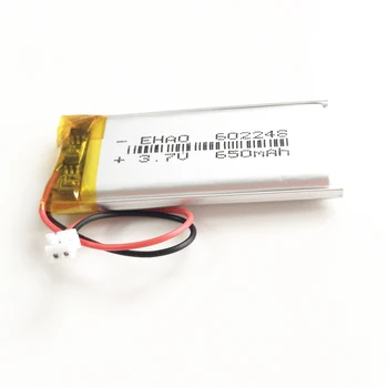 10 kom 3,7 650 mah Litij-polimer LiPo baterija baterija baterija baterija Baterija 602248 + JST ZH 1,5 mm 2-pinski priključak za Mp3 GPS PSP igre zvučnik Vedio