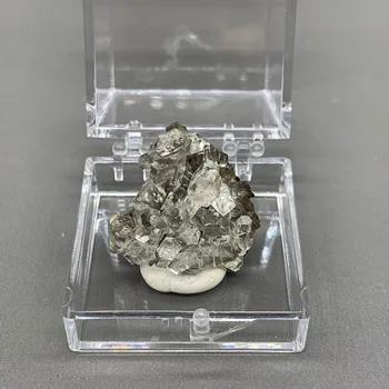 Vrlo rijetko! prirodna šesterokutna oblik stupca Transparentno кальцитовый mineral Veličina uzorka od oko 1 cm