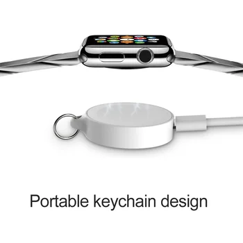Bežični Punjač Za Apple Watch 4 3 2 1 S Брелком Prijenosni Magnetsko Bežični Punjač USB priključne Stanice Za serije iWatch