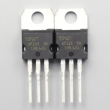 10шт TIP127 TO-220 tranzistora PNP Darlington Эпитаксиальный Дарл