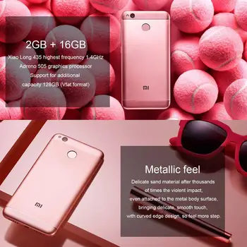 Xiaomi Redmi 4X smartphone Googleplay 4000 mah HD ekran Snapdragon 435 13.0 MP stražnja kamera neobične boje s poklon