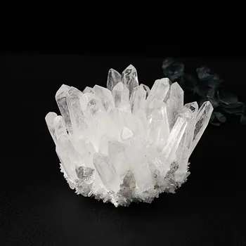 1PC Prirodni Kvarc Bijeli Prozirni Kristal Klaster Ljekovitim Kamenjem Crystal Spot Uzorak Uređenje Doma Neobrađenog Kristala Minerala