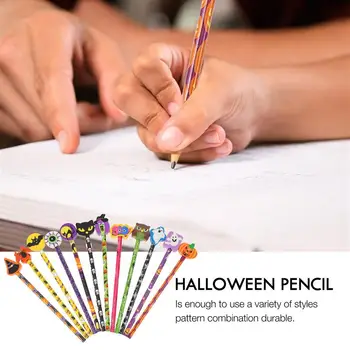 24шт Olovke za Halloween Praktične Dječji Školski Olovke Za Crtanje (Slučajna Boja)