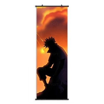 Modularni tiskani plakat s likom Naruto je Japanski Anime Rotirajući Plastični slika s prikazom svitka Ukras Kuće Бандай Platnu Slikarstvo Zid umjetnost