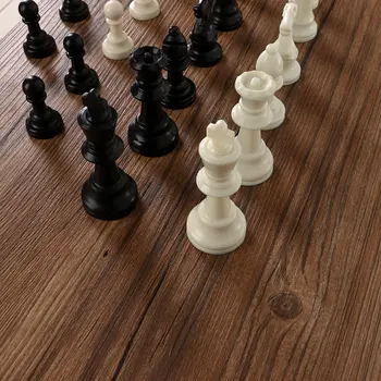 32шт Međunarodni Skup Verbalnih Šah Plastične Šah komada Puna Šah komada Šahovska Figura Zabava Međunarodno Natjecanje