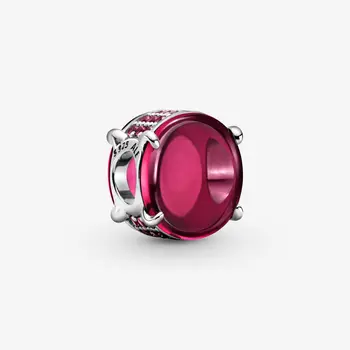 Milina za izradu narukvice moderan svijetao 925 sterling srebra roze perle Люли diy nakit narukvica Id darove originalni ženske