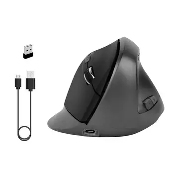 Gaming miš Bežični 2.4 Ghz Vertikalna Prijenosni Bežični Miš za ured Ergonomski Dugi vijek trajanja