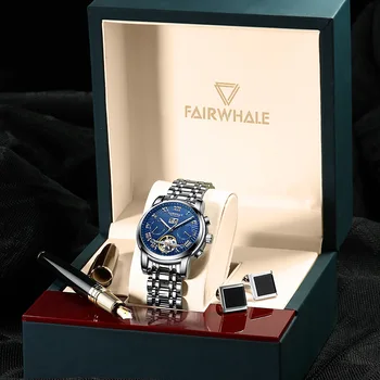 Nove Uzročno-istražne sportski muški sat s remenom od Nehrđajućeg Čelika Ručni Sat Brend luksuzne Dizajnerske Mehanički sat Gospodo Montre Homme