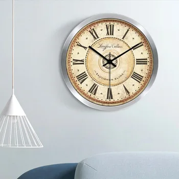 Američki viseći satovi jednostavan dnevni boravak retro-identitet moderni kvarcni kreativna europske pastoralne sat