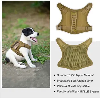 Tkanina Chihuahua Mali Pas Taktički Prsluk za Trening Remen xs Vanjski Radni Podesivi Vojni MALL sa Gumenom Ručkom