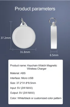 Magnetsko Bežični Punjač Za Apple Watch 1 2 3 4 5 Serije Pametni Ručni Sat Bežični Punjač za Usb Punjenje Za iWatch