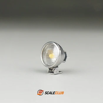 Scaleclub 1/14 metalni mali reflektor s metalnim svjetiljka pogodna za model penjanje automobila LESU Tamiya benz, Scania, MAN truck