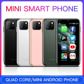 UNIWA 2,5-inčni Mini mobilni telefon XS11 Android 6,0 s veličinom kartice Quad-core 1 GB 8 GB Pametni telefon sa dvije SIM kartice 1000 mah za Mobilni telefon, WIFI