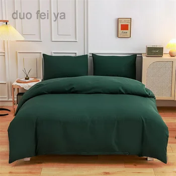 2021 Proljeće i Jesen Komplet posteljinu Svijetlo Zelena Siva Kralj Kraljica Cijeli krevet za jednu Osobu krevetu Deka Jastučnicu set posteljine 220x240