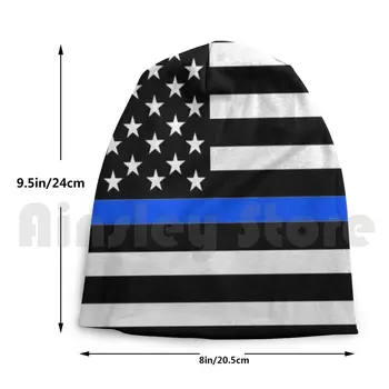Tanka Plava Linija Života Ima Vrijednost Policija Američka Amerika Zastavu SAD-Predložak Kape Cover Domoljubni službeni Policijski 4. Srpnja