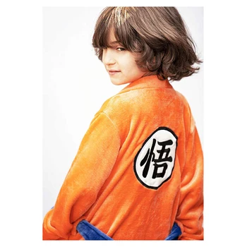 Japan Anime Dječji Фланелевый Ogrtač Cosplay sina Goku Ogrtač Pidžama s uzorkom Medo Ogrtač