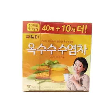 2 X Korejski biljni Zdrav Kukuruz Svila čaj ,DIURETSKI ДЕТОКСИЦИРУЮЩИЙ ,čaj za zdravlje (1,5 g x 50 paketića)/Kutija