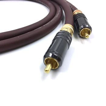 Par Thouless Tip-2 2RCA Muški Kabel RCA Referentni Priključni Audio Pozlaćeni utikač za TARA Labs Prizma OMNI 2 Žice