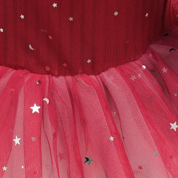 Haljina za djevojčice 2021 Jesen-zima Nova dječja haljina princeze Айши dugih rukava Haljina-pončo sa slike Zvjezdanog neba