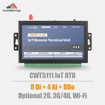 CWT5111 8DI 4AI 8DO Gsm Gprs, 4g i Wi-Fi Modul za Daljinsko Prikupljanje Podataka Rtu Modem Podršku M2M Aplikacije