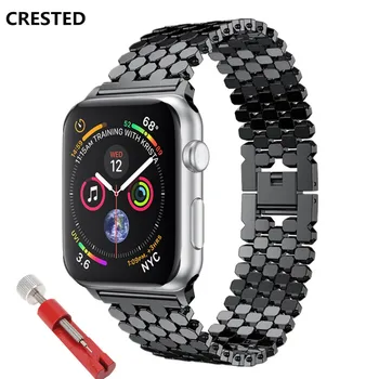 Remen od nehrđajućeg čelika za Apple Watch Band 44 mm 40 mm iwatch 42 mm/38 mm Narukvica remen za sat i alat apple watch band 4 3 5 se 6 7