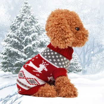 Božićno odjeća za kućne Pas Pahuljica Los Džemper Britanska Moda Lijepa Majica sa kapuljačom Topla Odjeća Jesen i zima