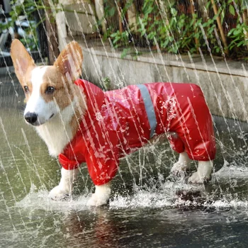Početna Pas Vodootporan Plašt Kombinezon Reflektirajuća odjeća za kišu Krema Za sunčanje za pse Odjeća Jakna za male pse Artikli