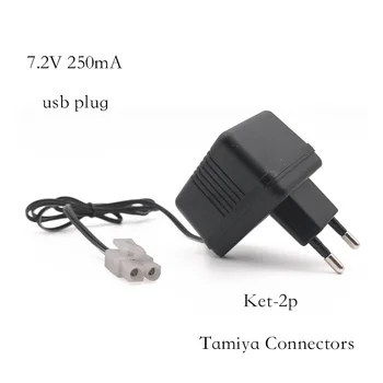 7,2 250 mah ket-2p USB Punjač za NiCd baterije NiMH punjač za радиоуправляемого igračka vozila tenk brod 7,2 Punjač Tamiya