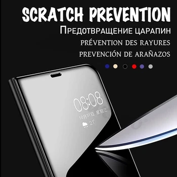 Luksuzni Smart Mirror Flip Torbica za telefon Iphone 11 Pro XS XR Max X Torbica Kožni Držač Za Iphone 6 6S 7 8 Plus Sjedalo