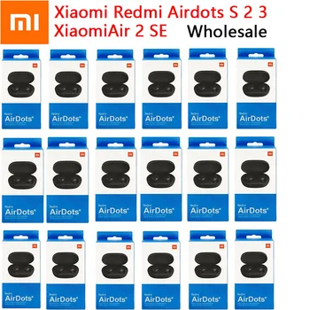 6-20 kom. Veleprodaja Xiaomi Redmi Airdots 2 3 TWS Bluetooth Stereo Slušalice bas Airdots S 5,0 slušalice s Mikrofonom Slušalice za telefoniranje bez korištenja ruku