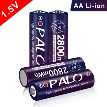 2-16шт Li-ion Punjiva Baterija 1,5 v AA 2800 МВтч 1,5 V Li-ion li-ion baterija AA 2A za Igračke Bljeskalicu za kameru