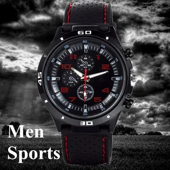 Muški sportski sat kvarcni sat F1 racing topla rasprodaja modne muške sportski elegantan silikonski satovi svakodnevne s okruglog dial relogios