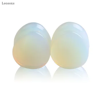 Leosoxs 2 kom. Vrući Novi Proizvod Stone Kap Vode Uho umivaonik 5-25 mm Piercing Nakit
