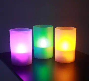 Led e-noćno svjetlo svijeća home svečane lampa za ukras