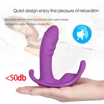 Nosive Gaćice dildo Vibrator za PROGRAM Bežični Daljinski Upravljač Seks-igračke za žene 10 Brzina G Mrlja Klitoris Stimulira vaginalni Orgazam