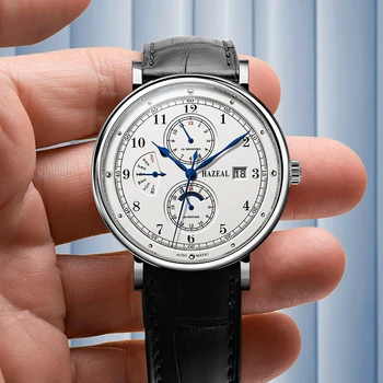 HAZEAL ručni satovi muški luksuzni brand gospodo automatski satovi muške vodootporne haljine s автоподзаводом mehanički ručni sat reloj hombre