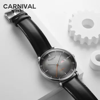Originalni karnevalske modni mens najbolji brand višenamjenski automatski satovi muški kalendar za tjedan dana vodootporan mehanički sat